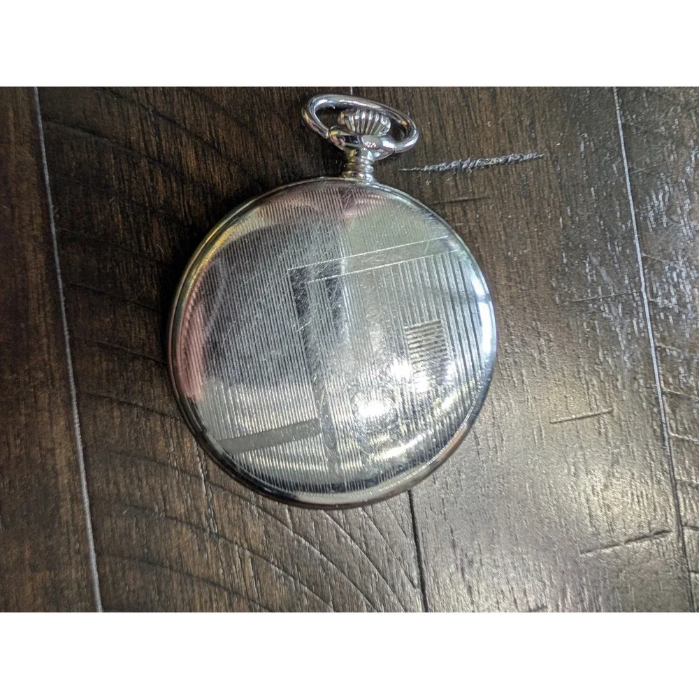 American Foundation For The Blind AFB Braille Pocket Watch 17 Jewel Swiss - Runs